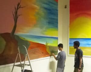 Metadrasi - painting Samos