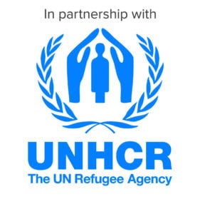 Metadrasi - UNHCR visibility vertical Blue CMYK v2015 Partnership
