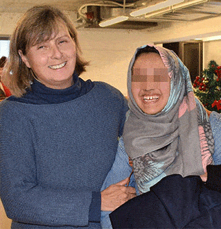 16-year-old Raida left her home in Afghanistan...