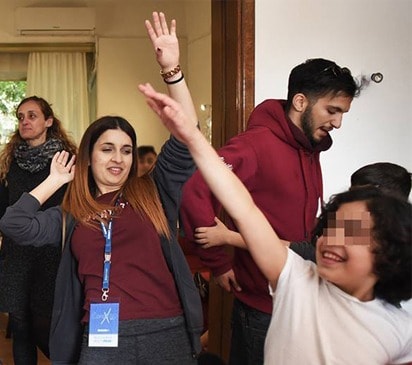 40 of “our” children, hosted in METAdrasi’s accommodation facility...
