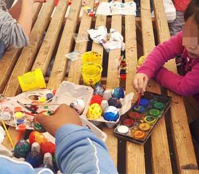 In the Mother and Child friendly space that METAdrasi...