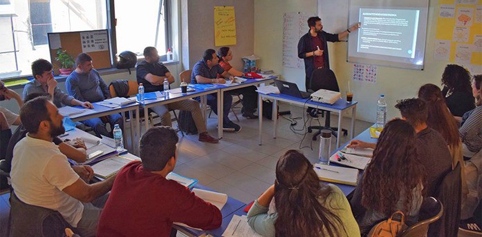 The 24 trainees/candidate METAdrasi interpreters...