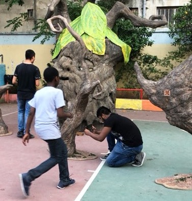 Children participating in our educational activity ...