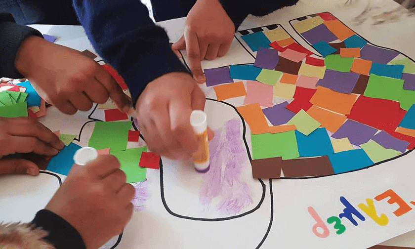 “I am Elmer, the colourful elephant...