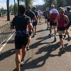 Following the Just Cycling cyclists, the runners of Just Running...