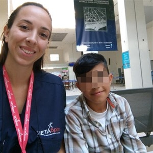 Ioanna, a Psychologist and METAdrasi's unaccompanied minors' escort...