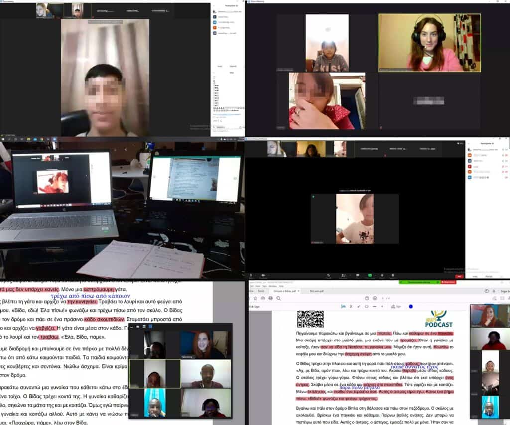 The second lockdown is a reality. However, Greek language courses did not...