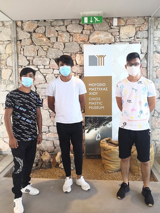 The unaccompanied children who stay in METAdrasi’s Transit Accommodation...