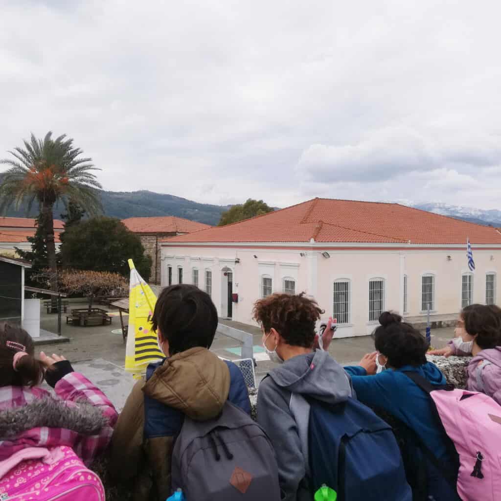 The unaccompanied children of the Transit Accommodation Facilities in...