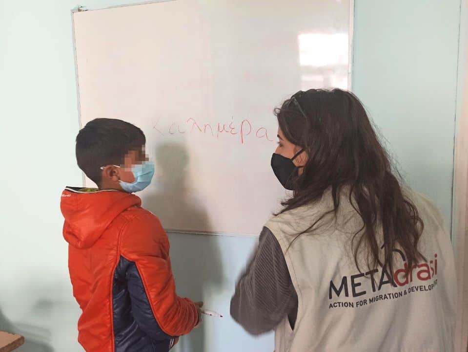 High school students returned to our non-formal education centre in...