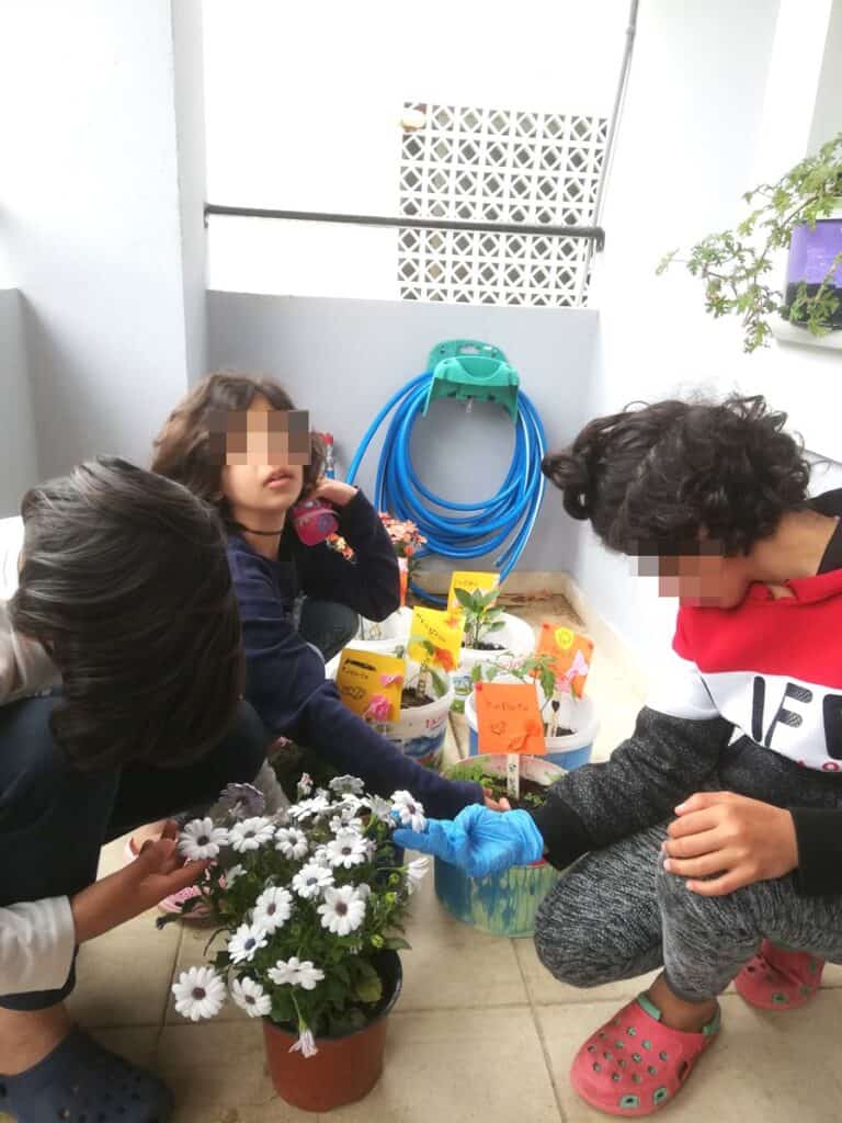 The unaccompanied children of the Transit Accommodation Facility in Samos decided...
