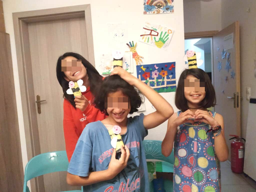 With a series of activities that lasted several days, the unaccompanied children...