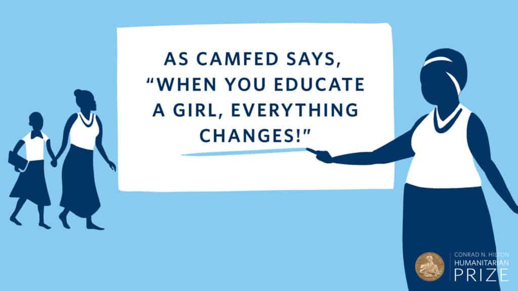 Metadrasi - We welcome CAMFED into the Hilton Prize Laureate community 2 Metadrasi - 3020RecipientCAMFED2021Frame05