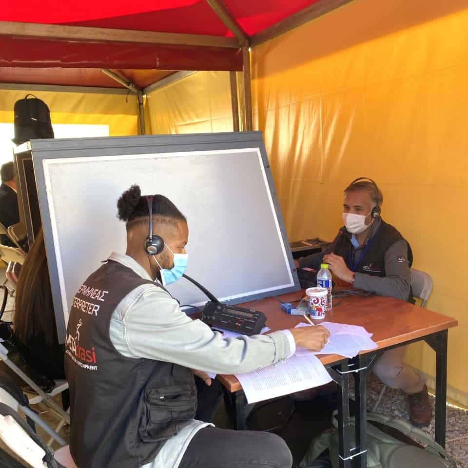 Early Sunday morning, METAdrasi’s interpreters in Lesvos were ready for...