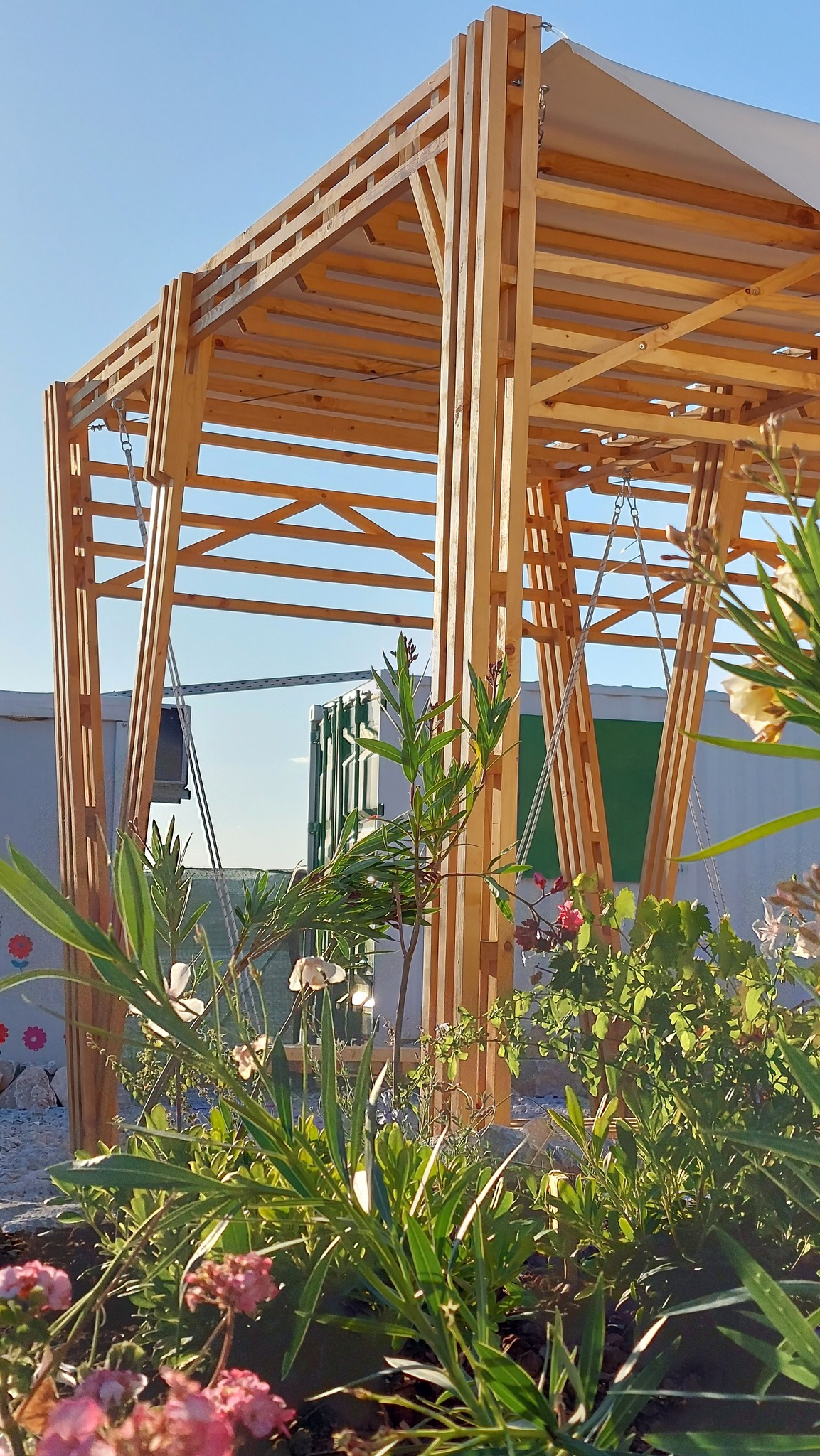 Metadrasi - Unique constructions in our education centre in the Mavrovouni camp 9 Metadrasi - METAdrasi ONE 5