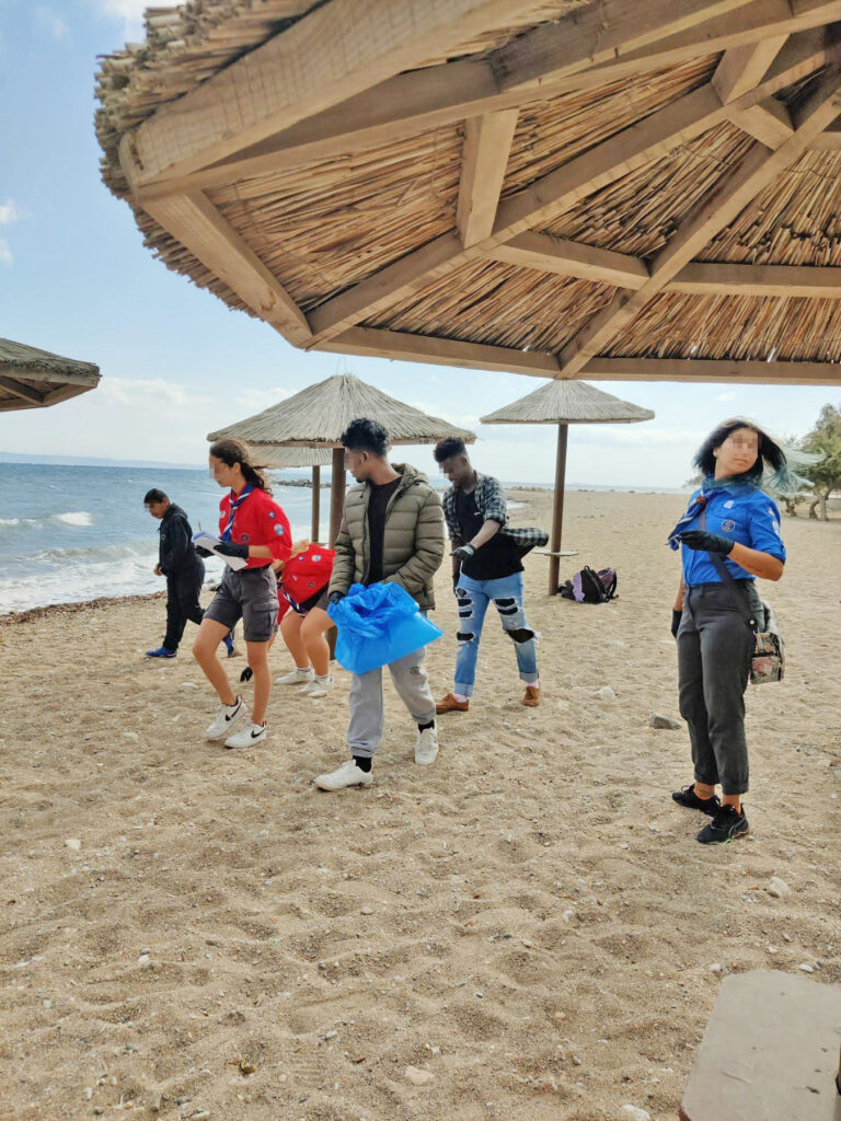 The unaccompanied children of our accommodation facility in Chios...