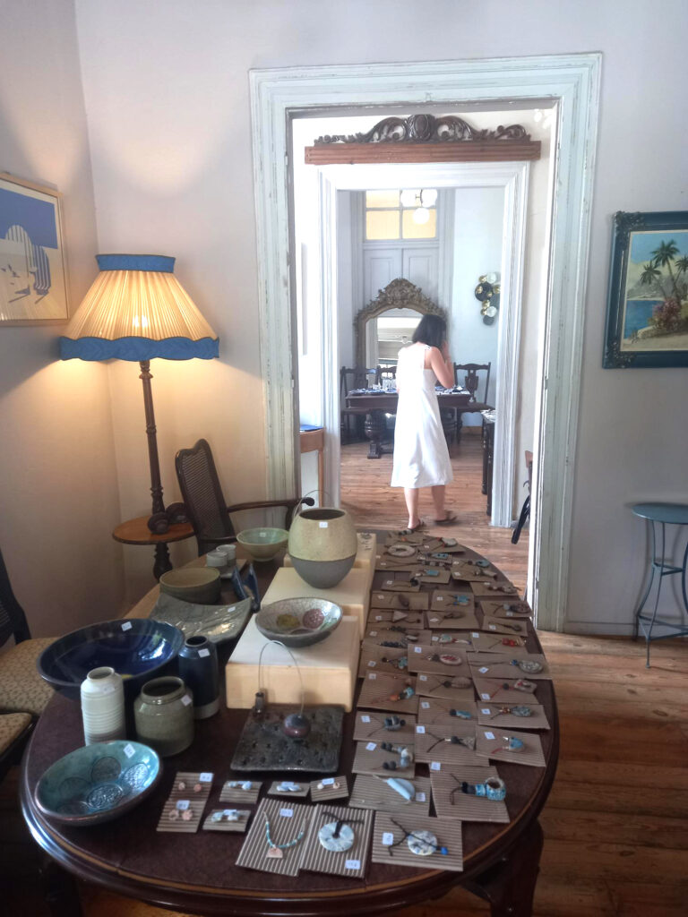 Unique ceramic creations by young teenage refugees in Kalamata...
