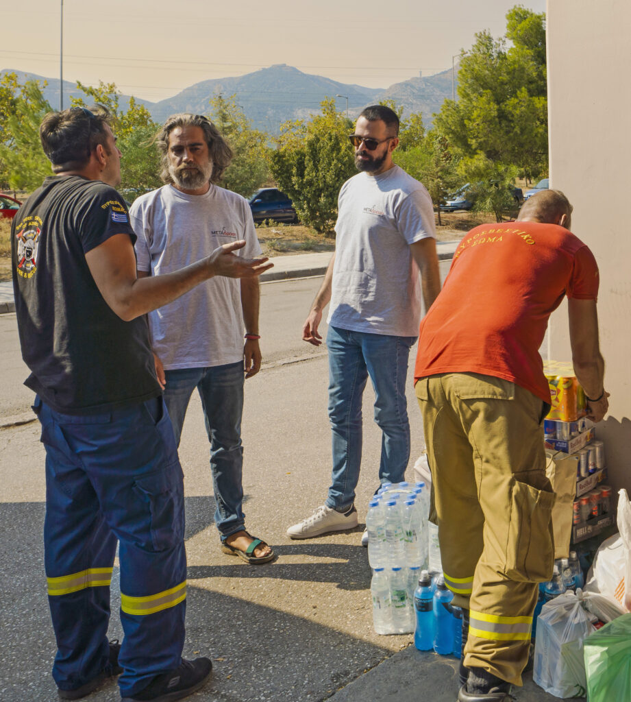Metadrasi - Supporting firefighters and volunteers in Parnitha and Evros 5 Metadrasi - Metadrasi Parnitha 3