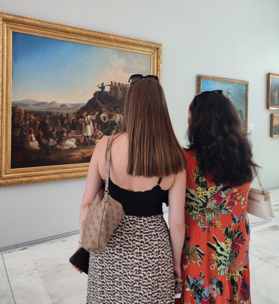 Students of the HELIOS Programme visited  the National Gallery in Athens...