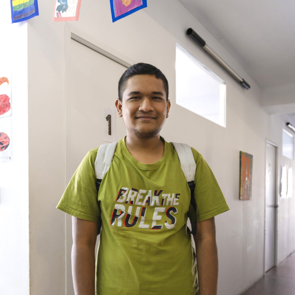 Minhaj comes every day to the Organization's Educational...