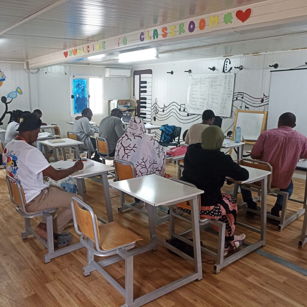 Greek language classes have been running at Ritsona’s site for adults...
