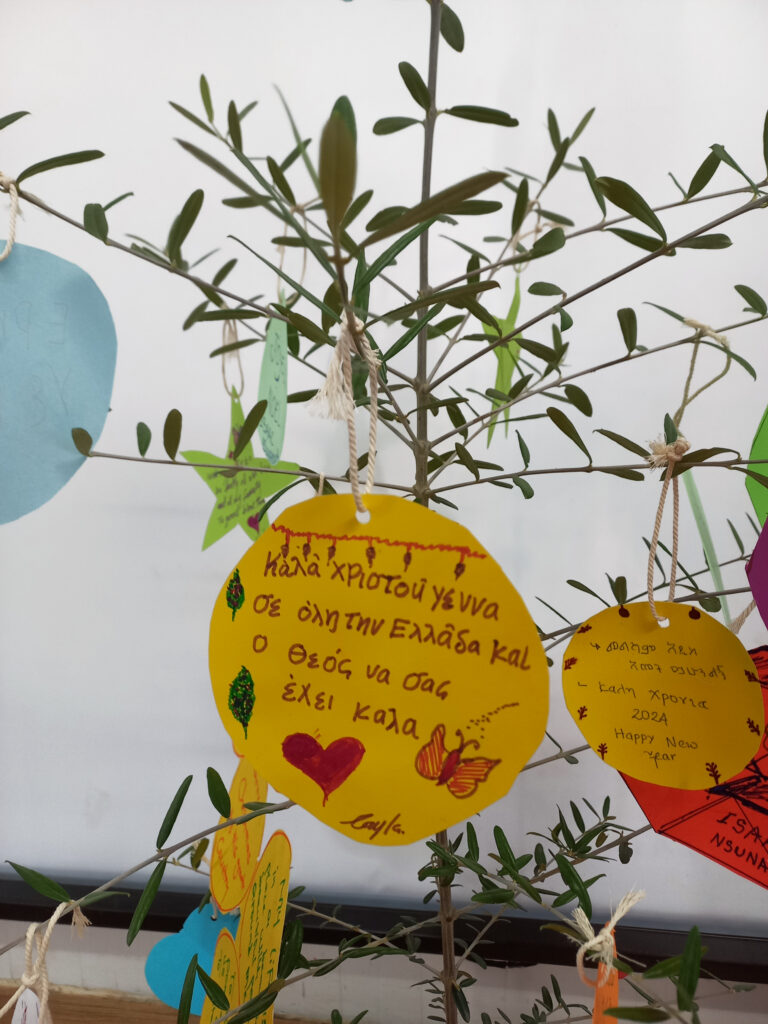 Wishes for a Happy and Peaceful New Year were heard in many different languages...