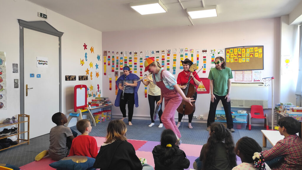 A blend of authentic music and theatre filled METAdrasi's Homework...