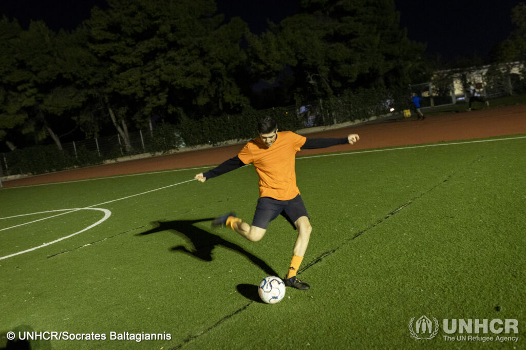After arriving in Athens as a young adult, Naser had nowhere to stay...
