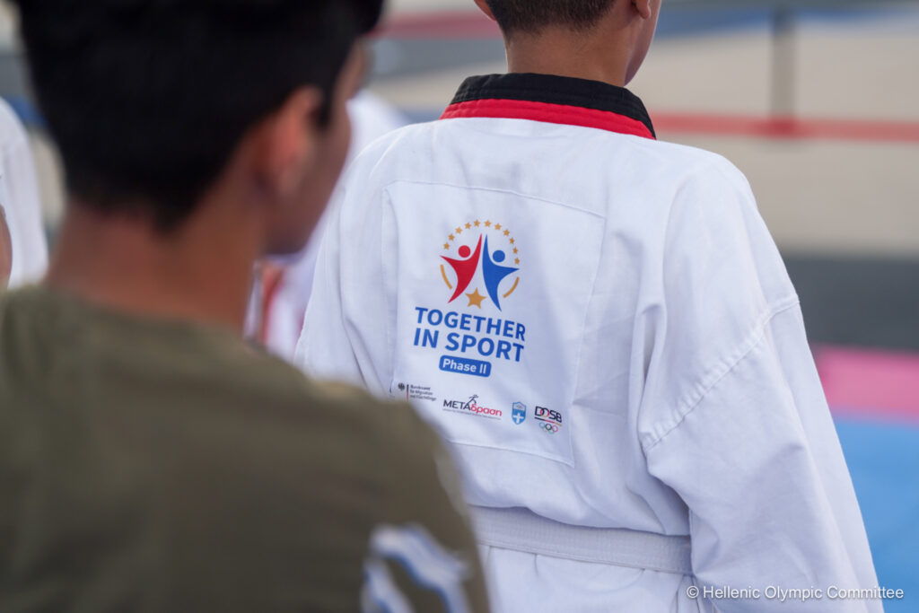 400 refugee and Greek children unite in sports on the occasion of...