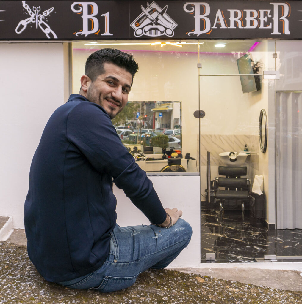 The 27-year-old Kurdish refugee from Iraq is one of the people supported by...