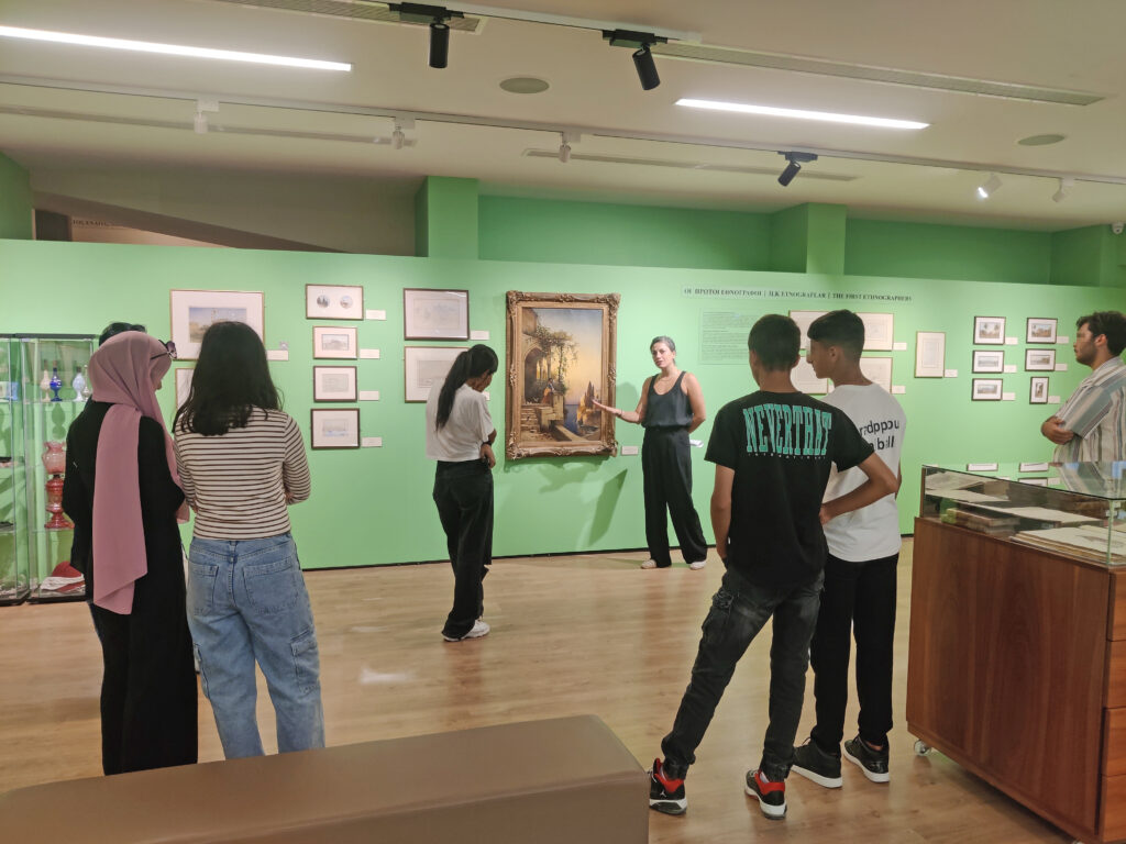 Aspects of Cyprus' rich heritage throughout the centuries, depicted in paintings...