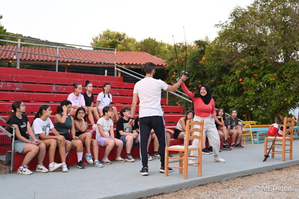 The children of the “7th camp of Keratea” of the Municipality of Lavreotiki had the...