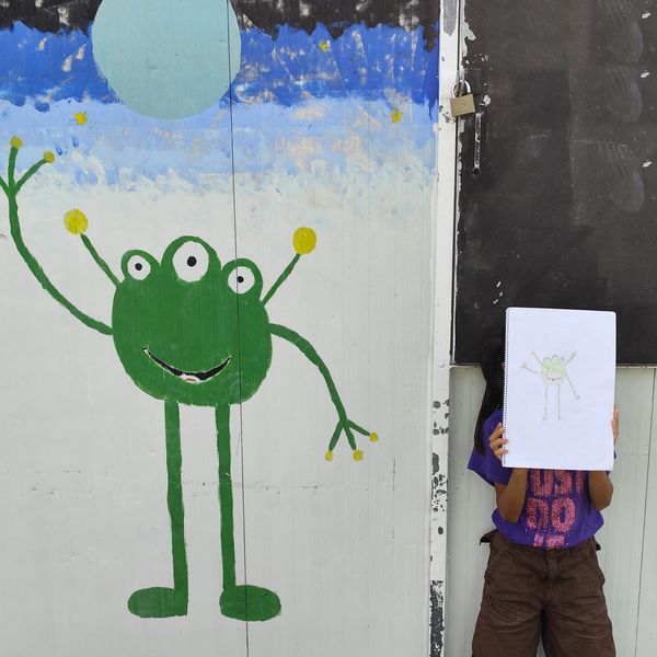 A beautiful surprise awaited the young students at METAdrasi's educational centre...