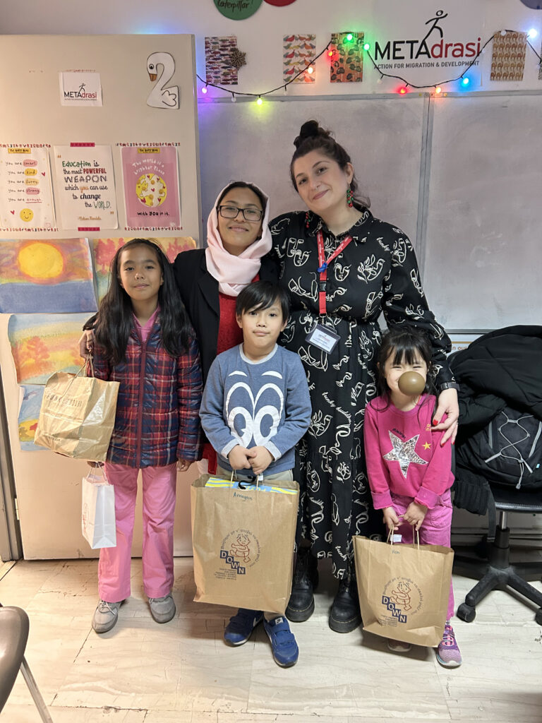 Fun, gifts, treats and many smiles “flooded” our educational center in Thessaloniki...