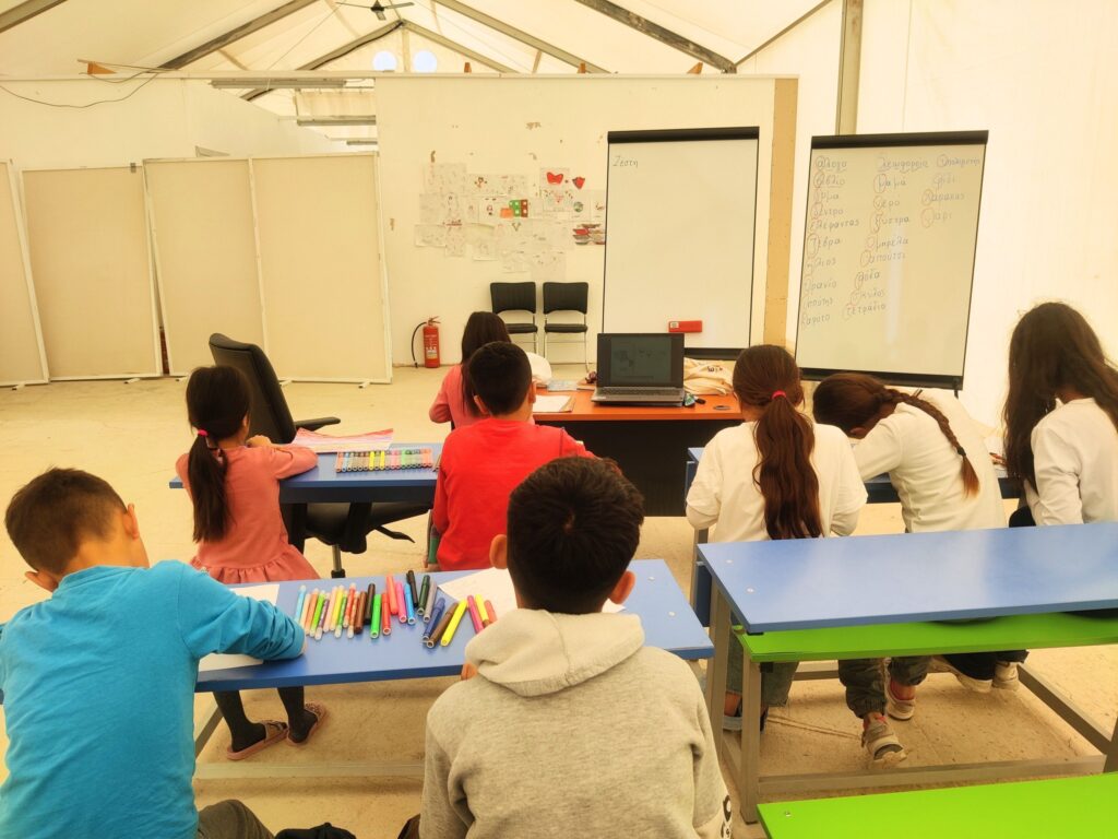 Metadrasi - Recreational activities for the children at the Pournara First Reception Center 4 Metadrasi - METAdrasi Cyprus 2
