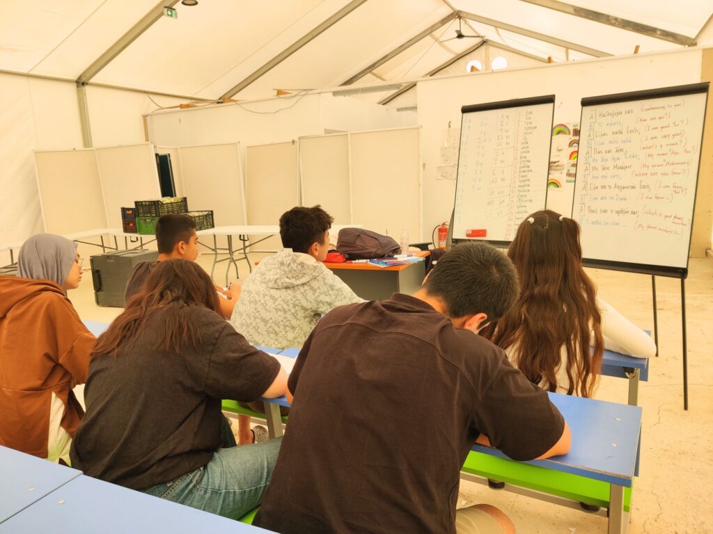 Metadrasi - Recreational activities for the children at the Pournara First Reception Center 5 Metadrasi - METAdrasi Cyprus 3